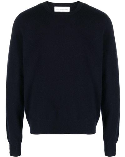 Extreme Cashmere N36 Long-sleeved Knitted Jumper - Blue