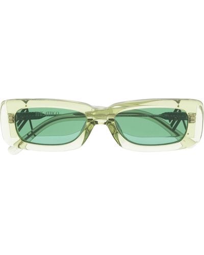 Linda Farrow Gafas de sol Marfa de The Attico x - Verde