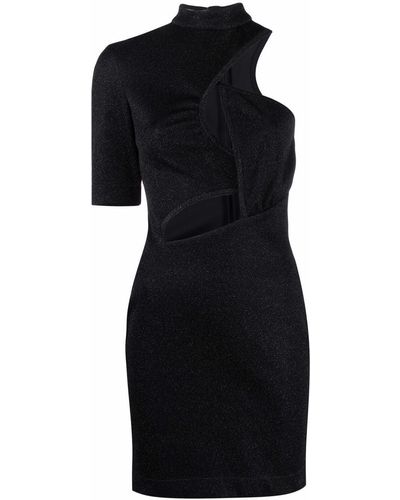 Stella McCartney Cut-out Asymmetric Dress - Black