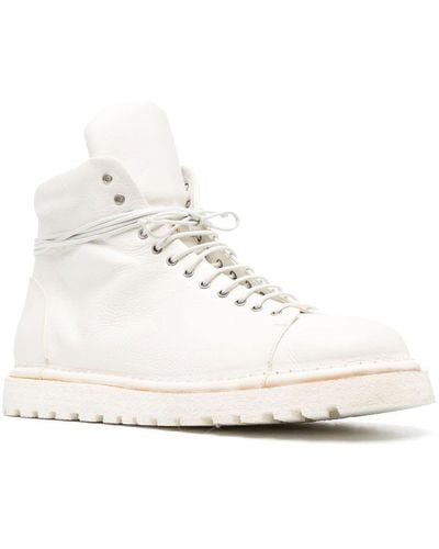 Marsèll Lace-up Ankle Boots - White