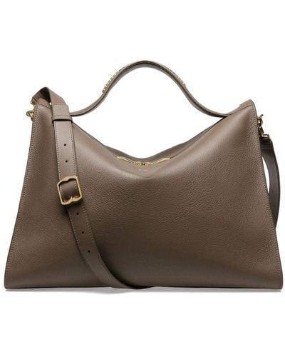 Bally Arkle Leather Tote Bag - Brown
