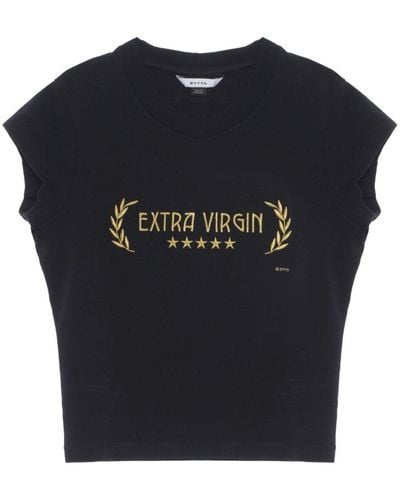 Eytys Zion T-Shirt aus Bio-Baumwolle - Blau