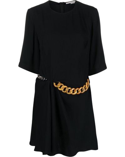 Stella McCartney Mini-jurk Met Ketting - Zwart