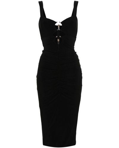 Nissa Bodycon Midi Dress - Black