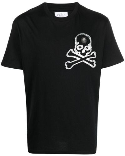 Philipp Plein Skull-print short-sleeve T-shirt - Negro