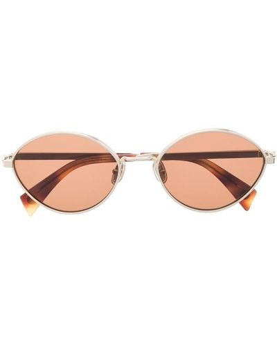 Lanvin Sonnenbrille mit rundem Gestell - Pink
