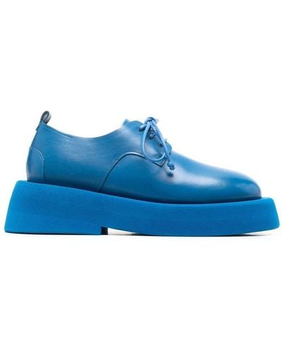 Marsèll Chaussures lacées à semelle épaisse - Bleu