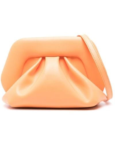 THEMOIRÈ Bios Leather Clutch Bag - Orange