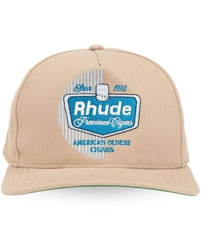Rhude Cappello da baseball Cigaro con ricamo - Blu
