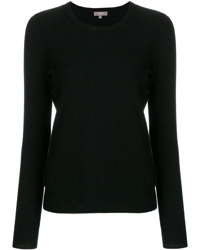 N.Peal Cashmere Cashmere Round Neck Sweater - Black