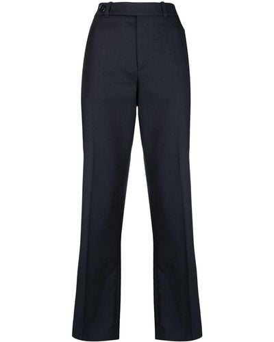 Chloé Pressed-crease Four-pocket Tailored Pants - Blue