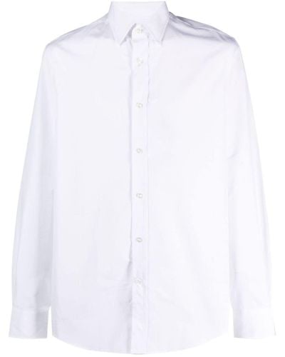 Ralph Lauren Purple Label Camisa con cuello clásico - Blanco