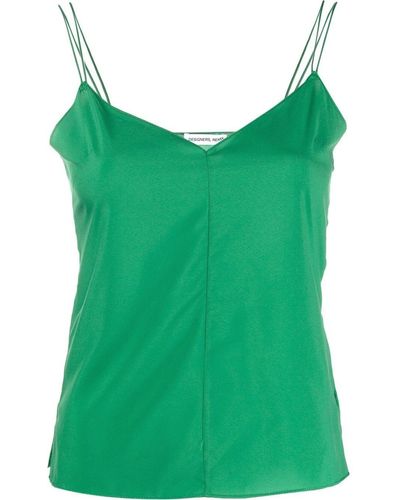 Designers Remix Valerie Recycled-polyester Cami Top - Green