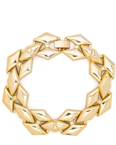 Patrizia Pepe Armband mit geometrischem Design - Mettallic