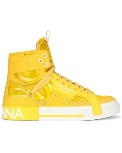Dolce & Gabbana 2zero High-top Sneakers - Yellow
