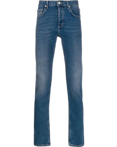 Sandro Slim-fit Washed Jeans - Blue
