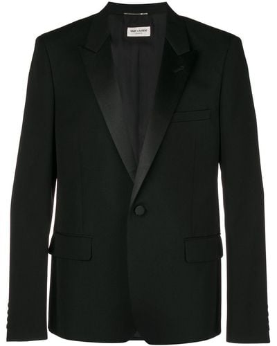 Saint Laurent Lurex Dinner Jacket - Zwart