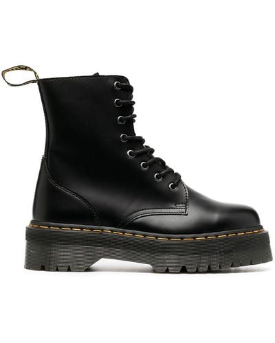 Dr. Martens Chunky Lace-up Leather Boots - Black