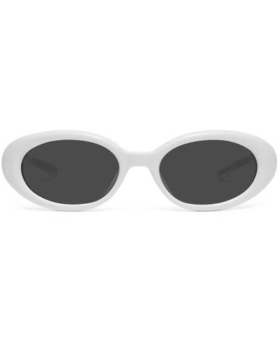 Gentle Monster X Maison Margiela Oval-frame Sunglasses - White