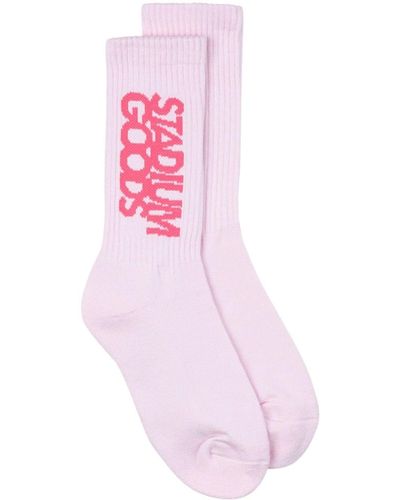 Stadium Goods Socken mit Logo-Print - Pink