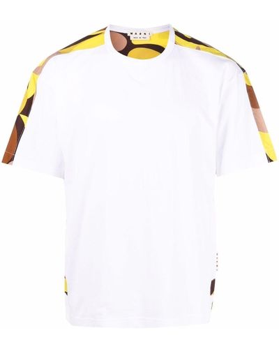 Marni カモフラージュ Tシャツ - ホワイト
