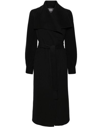 Mackage Manteau MAI-NV à taille ceinturée - Noir