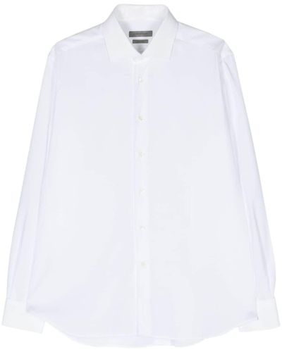 Corneliani Camisa con cuello clásico - Blanco