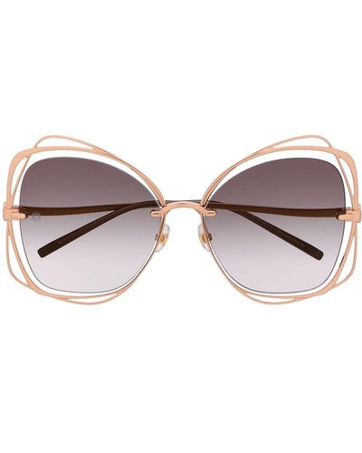 Elie Saab 'Le Jardin' Oversized-Sonnenbrille - Mehrfarbig