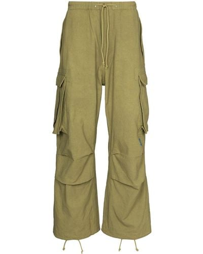 STORY mfg. Peace Loose-fit Trousers - Green
