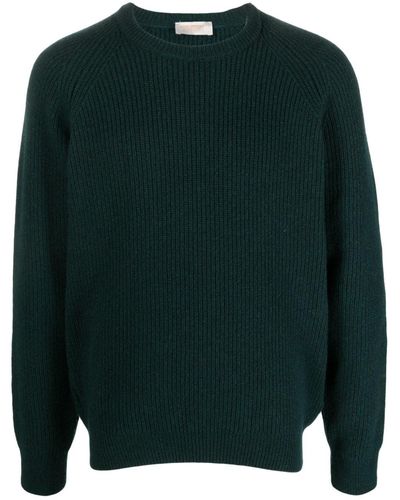 John Smedley Sweat Upson en maille nervurée - Vert