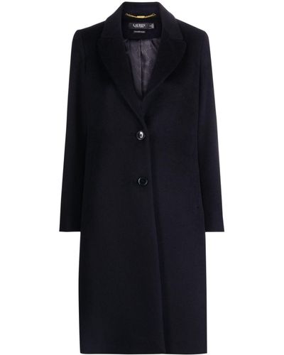 Lauren by Ralph Lauren Wool-blend Reefer Coat - Black