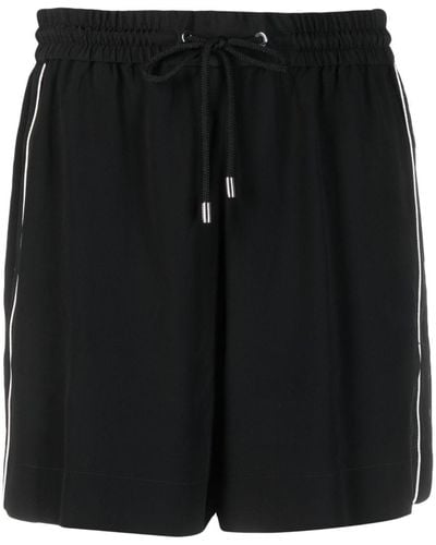 Iceberg High-waist Short Shorts - Black