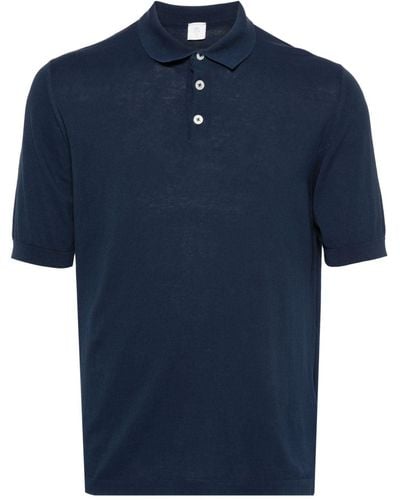 Eleventy Cotton Polo Shirt - Blue