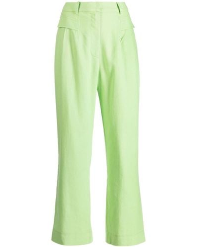 We Are Kindred Arata Straight-leg Trousers - Green