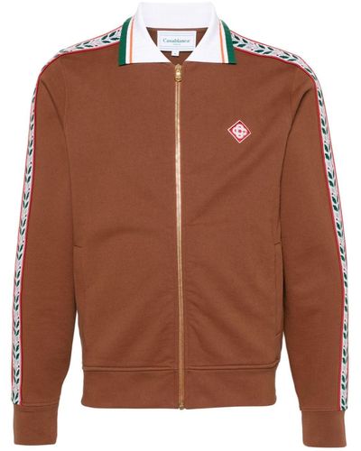Casablancabrand Sweater Met Rits - Bruin