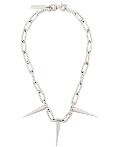 Junya Watanabe Spiked Chain Necklace - Metallic
