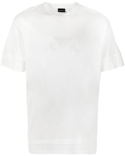 Emporio Armani レイヤードディテール Tシャツ - ホワイト