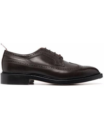 Thom Browne Chaussures oxford Goodyear Classic Longwing - Marron