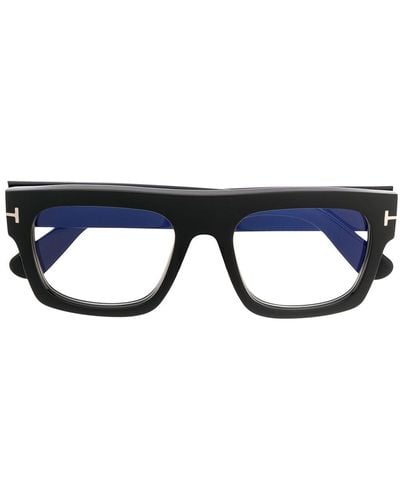 Tom Ford Eckige Brille - Blau