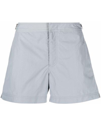 Orlebar Brown Side Stripe-detail Swim Shorts - Grey