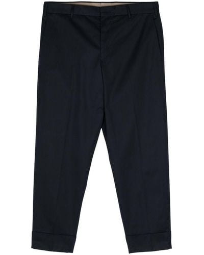 PT Torino Edge cotton chino trousers - Blau