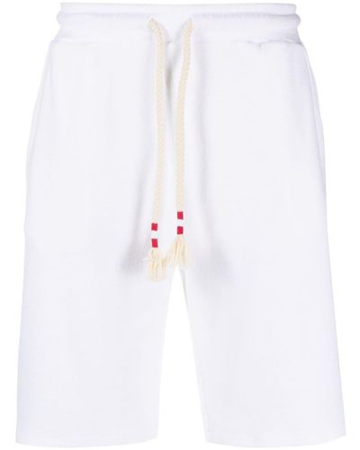 Mc2 Saint Barth Logo-patch Bermuda Shorts - White