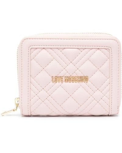Love Moschino Gestepptes Portemonnaie - Pink