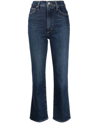 Agolde High-rise Flared Jeans - Blue