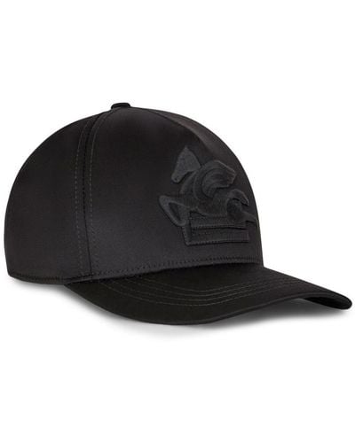 Etro Embroidered Baseball Cap - Black