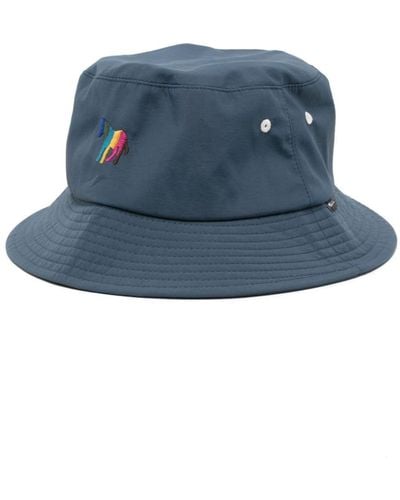 PS by Paul Smith ゼブラモチーフ バケットハット - ブルー