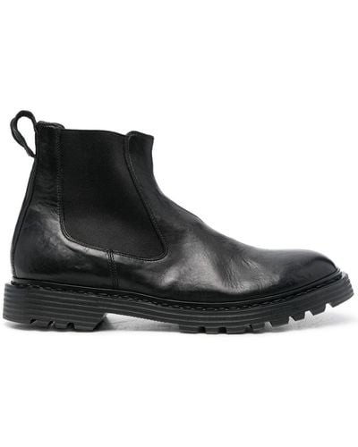 Premiata Chelsea-Boots mit Profilsohle - Schwarz