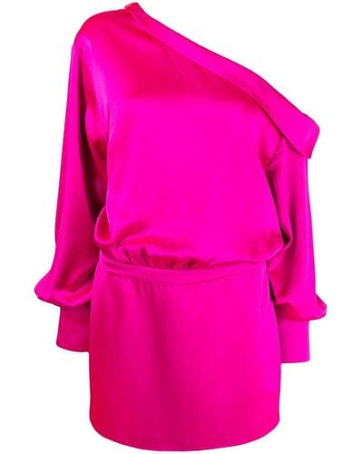 retroféte Elio One-shoulder Dress - Pink