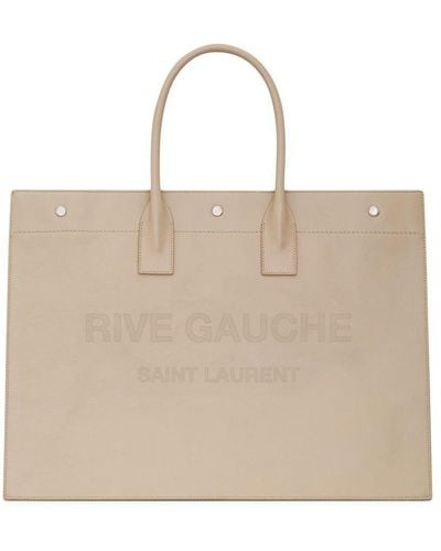 Saint Laurent Rive Gauche Shopper - Naturel