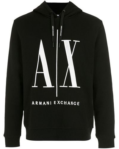 Armani Exchange Hoodies & Sweatvesten - - Heren - Zwart